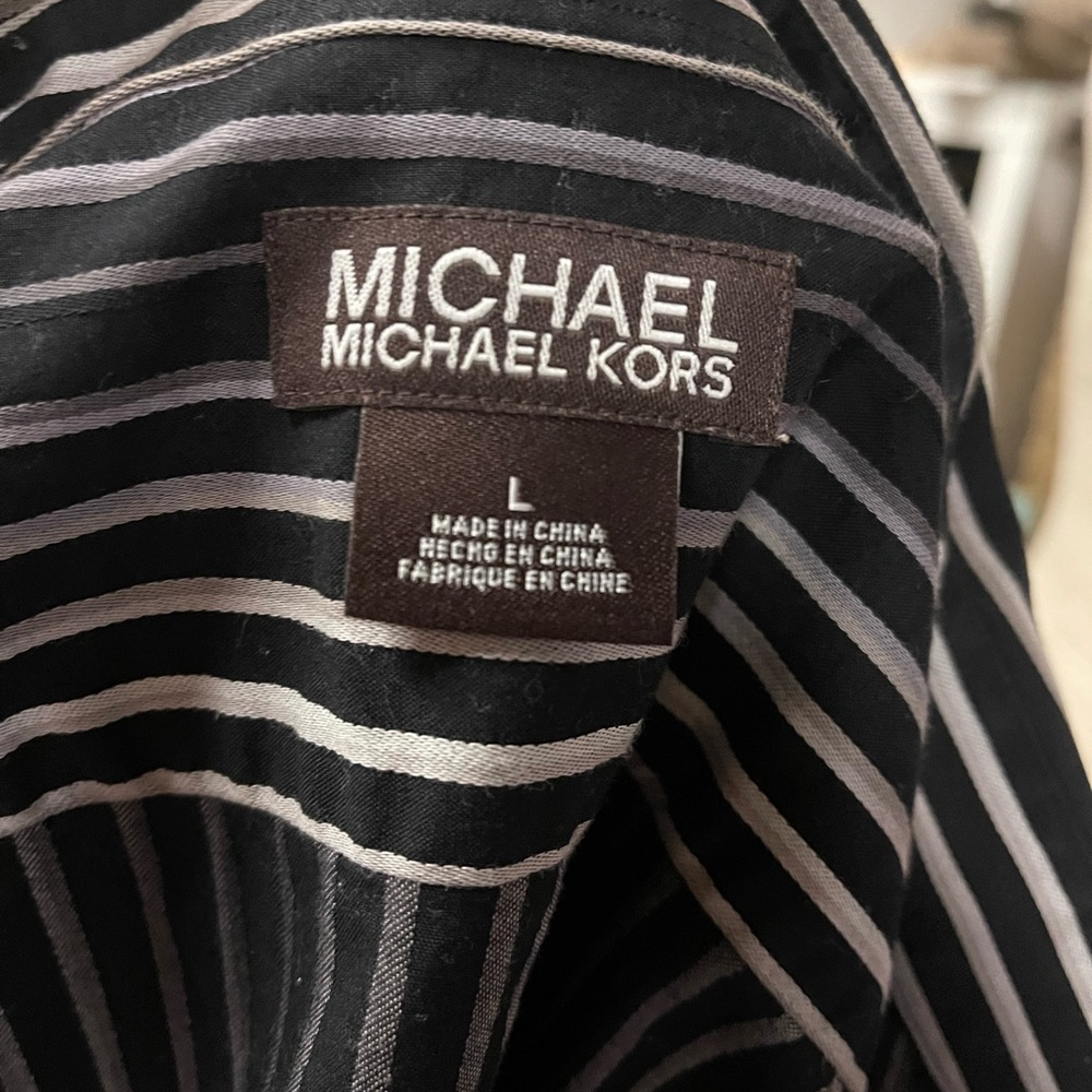 Michael Michael Kors Button Down Collared Shirt B… - image 4